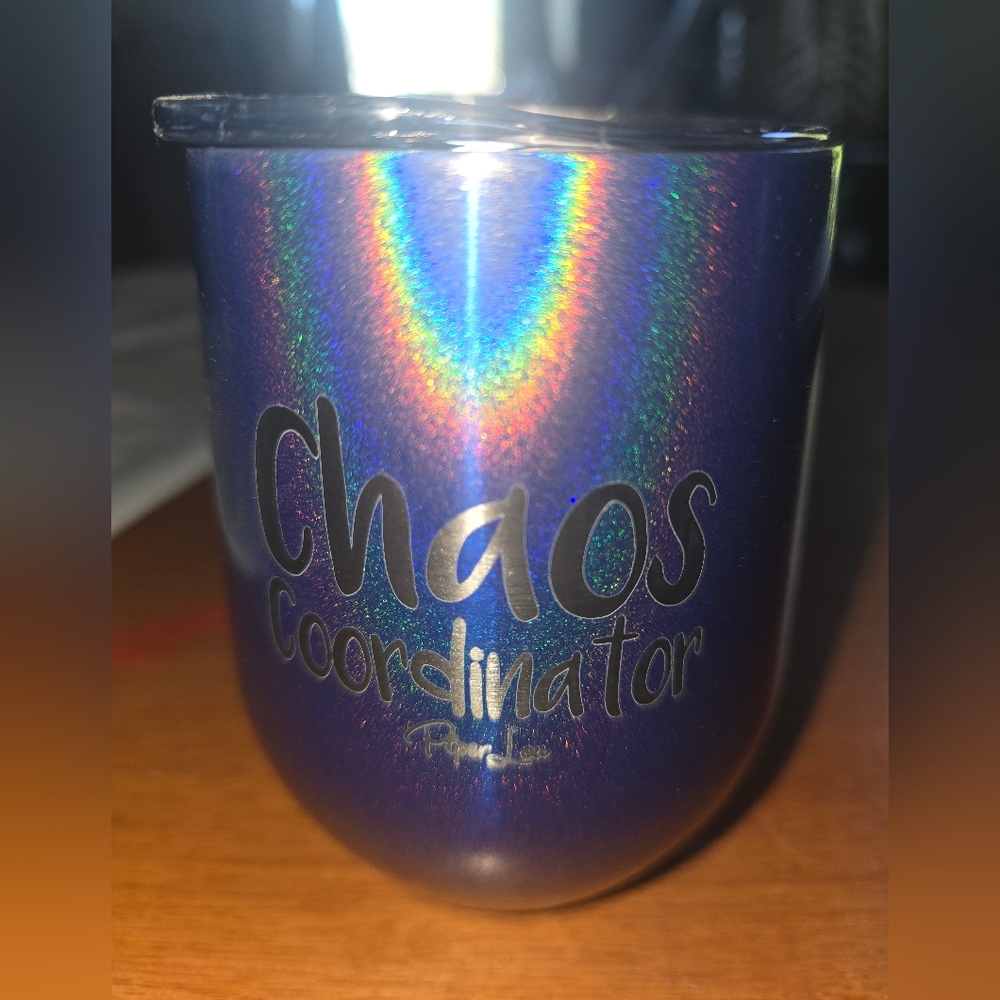 Purple Chaos Coordinator Tumbler